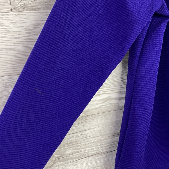 Apt 9 Purple BoatNeck  Ribbed Twist Front Shirt - Picture 7 of 7